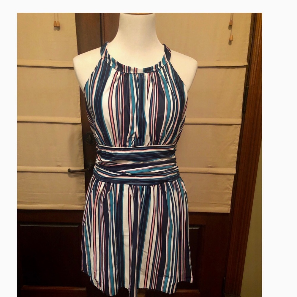 NWT super cute swim dress with boy short bottom.